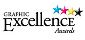 Logo of the graphic excellence awards logo for print material