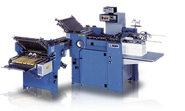 Z folds, single folds and right angle folds with the B-21 MBO Continuous Feed Folder with Right Angle